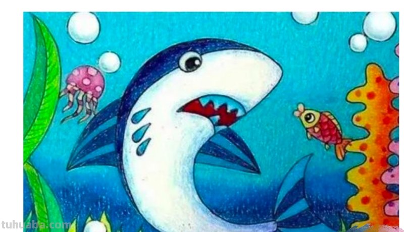 大鲨鱼的简笔画怎么画 鲨鱼简笔画教程？