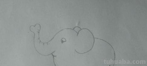 大象怎么画简笔画图片 儿童简笔画：大象的最简单画法？