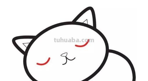 趴着的猫怎么画简笔画 趴着的小猫简笔画怎么画，怎么画趴着的小猫咪？