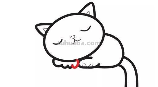 趴着的猫怎么画简笔画 趴着的小猫简笔画怎么画，怎么画趴着的小猫咪？