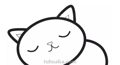 趴着的猫怎么画简笔画 趴着的小猫简笔画怎么画，怎么画趴着的小猫咪？