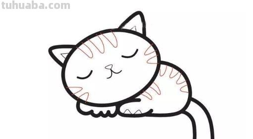 趴着的猫怎么画简笔画 趴着的小猫简笔画怎么画，怎么画趴着的小猫咪？
