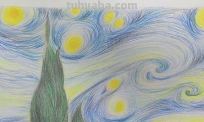 怎么用彩铅画梦幻天空 怎么用彩铅画星空画？