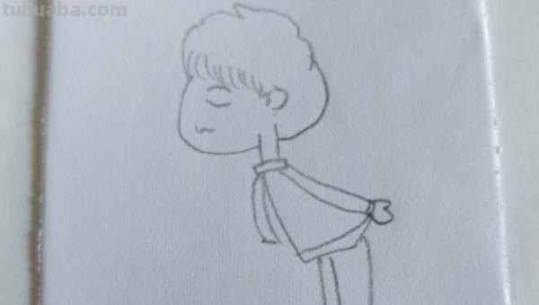 怎么画人物简笔画图片 怎样画简笔画——Q版秦霄贤？