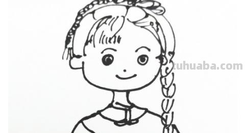 怎么画人物简笔画图片 怎样画简笔画——Q版秦霄贤？