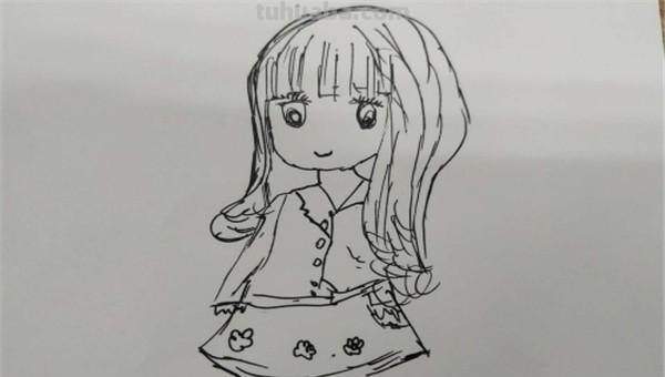 怎么画人物简笔画图片 怎样画简笔画——Q版秦霄贤？
