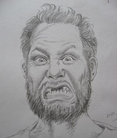 恐速写表情 如何画一张恐怖的画?