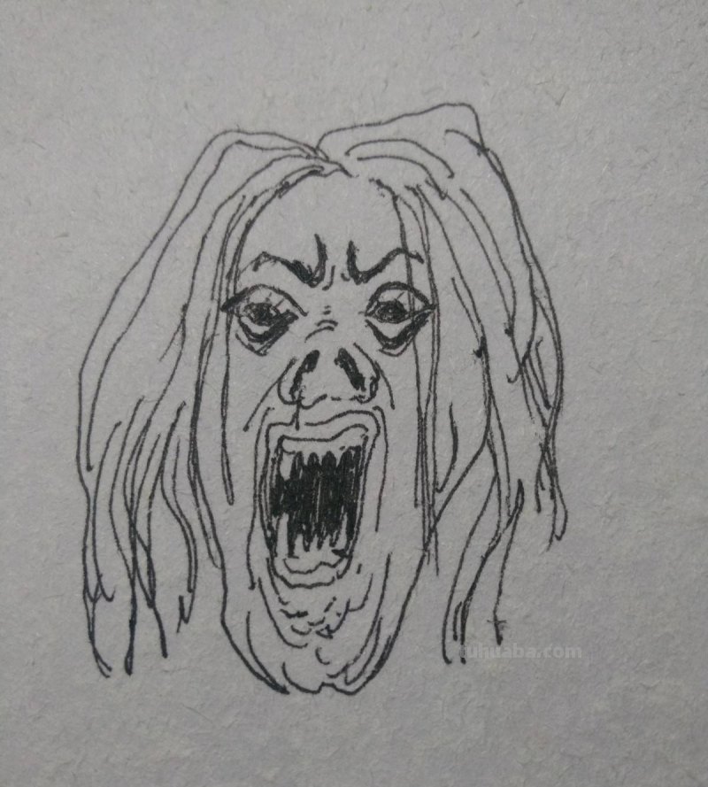 恐速写表情 如何画一张恐怖的画？