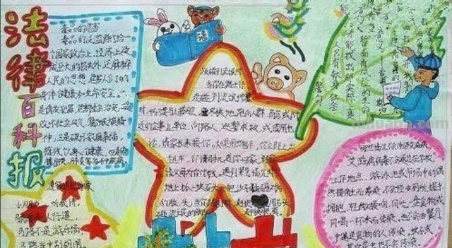 法律怎么学手抄报 知法懂法守法手抄报内容？