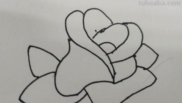花玫瑰花怎么画简笔画 怎么画简笔画玫瑰花？