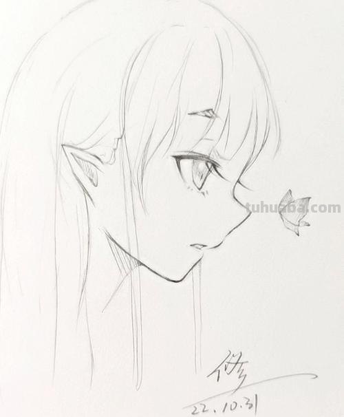 侧脸怎么画简笔画图片 侧脸简笔画？