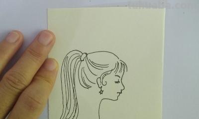 侧脸怎么画简笔画图片 侧脸简笔画？