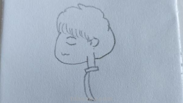 侧脸怎么画简笔画图片 侧脸简笔画？