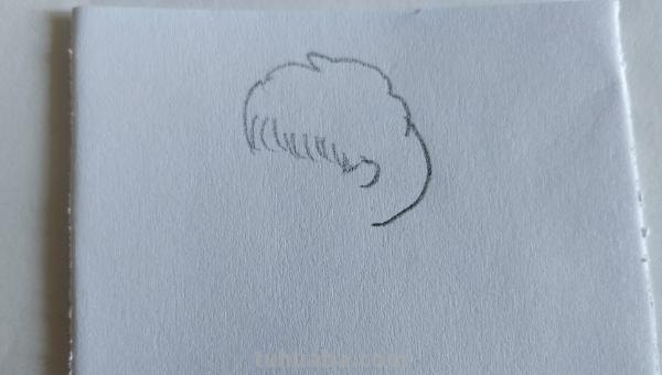 侧脸怎么画简笔画图片 侧脸简笔画？