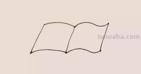 画书怎么画简笔画图片 简笔画---如何画翻开的书本？