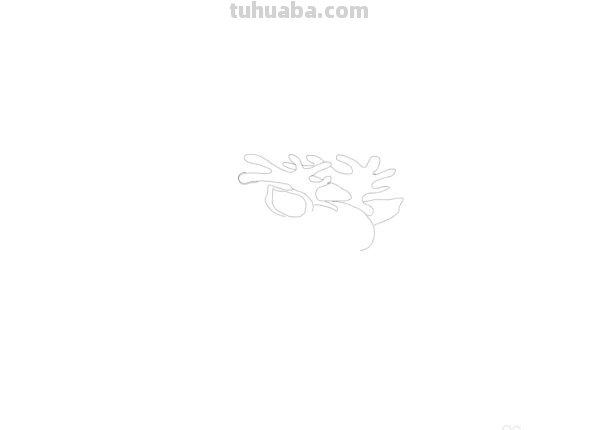 圣诞老人和驯鹿怎么画