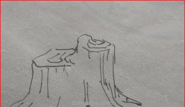 手抄报守株待兔怎么画 简笔画守株待兔？