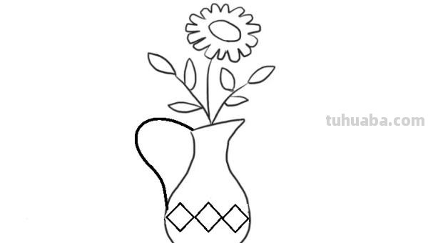 大花怎么画简笔画图片 简笔画：如何教小朋友画出美丽的花朵？
