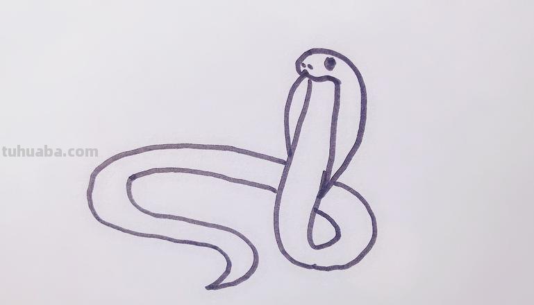 画蛇怎么画简笔画图片 如何画蛇蛇简笔画步骤图？