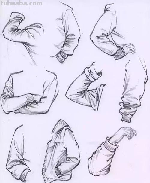 速写画技巧毛衣 速写衣纹褶皱穿插方法?