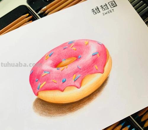 彩铅甜甜圈怎么画 怎样画彩铅画？