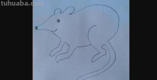 老鼠怎么画简笔画3加2 简笔画——老鼠的几种画法？