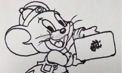 老鼠怎么画简笔画3加2 简笔画——老鼠的几种画法？