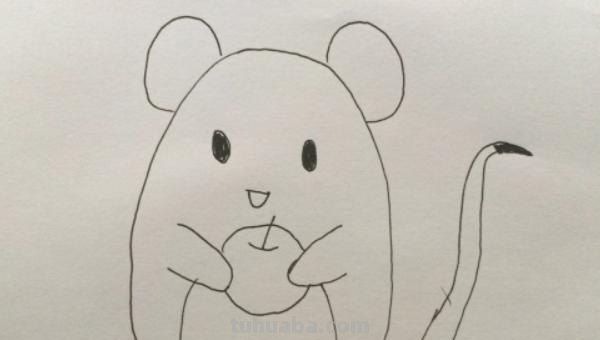 老鼠怎么画简笔画3加2 简笔画——老鼠的几种画法？
