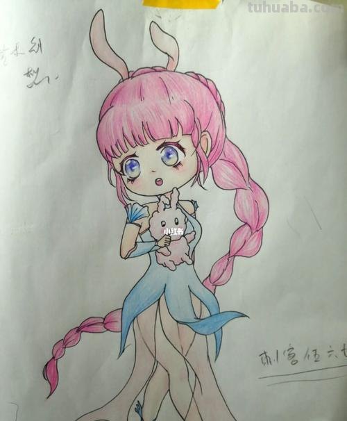 怎么画彩铅漫画小舞 怎么用彩铅画小舞？