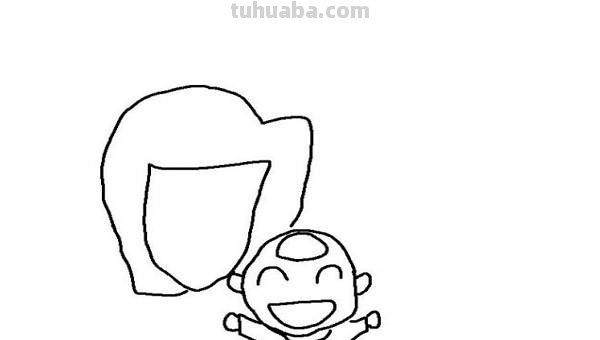 爸爸妈妈怎么画简笔画 少儿简笔画之全家福？