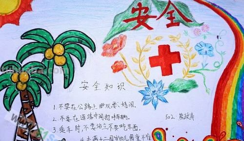 叫我怎么画手抄报 17如何画关于安全的手抄报呢?