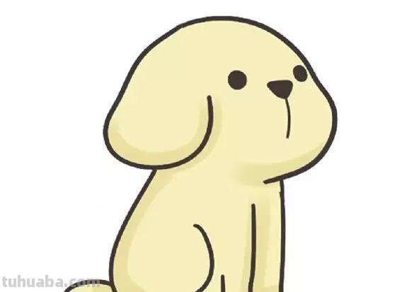怎么画狗的简笔画图片 怎么画简笔画可爱的小狗？