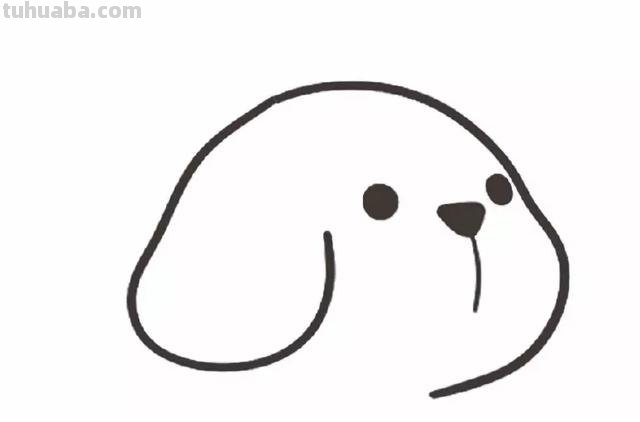 怎么画狗的简笔画图片 怎么画简笔画可爱的小狗？