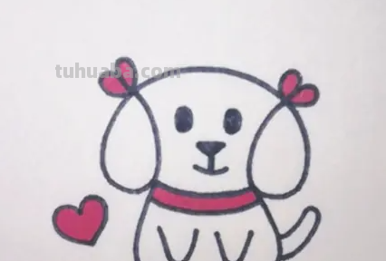 怎么画狗的简笔画图片 怎么画简笔画可爱的小狗？