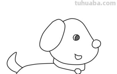 怎么画狗的简笔画图片 怎么画简笔画可爱的小狗？