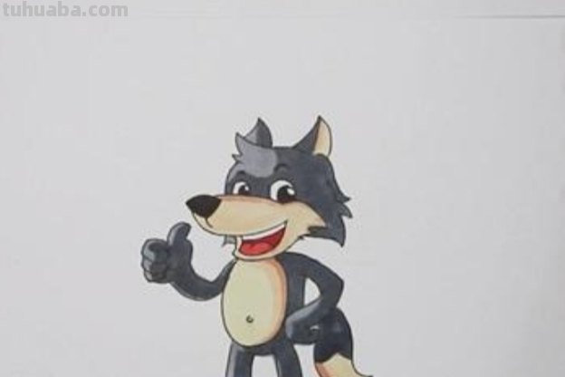大狼怎么画简笔画图片 大灰狼简笔画怎么画？