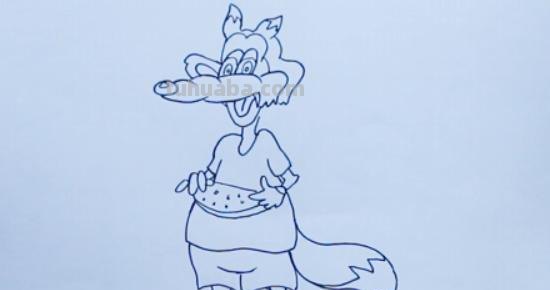 大狼怎么画简笔画图片 大灰狼简笔画怎么画？
