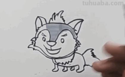 大狼怎么画简笔画图片 大灰狼简笔画怎么画？