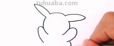 画皮卡丘怎么画
