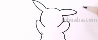 画皮卡丘怎么画