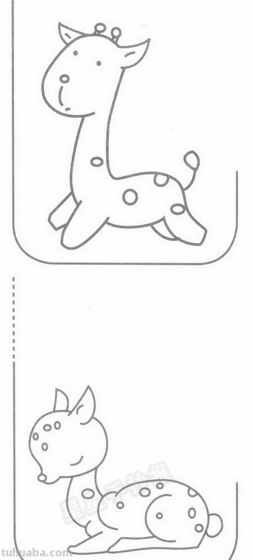 怎么画梅花鹿的简笔画 如何画一个简单的可爱的小梅花鹿?