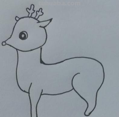 怎么画梅花鹿的简笔画 如何画一个简单的可爱的小梅花鹿？