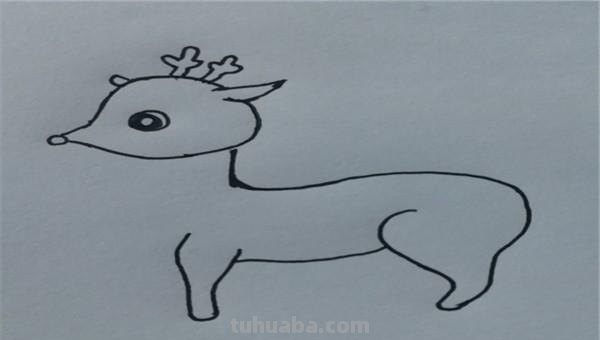 怎么画梅花鹿的简笔画 如何画一个简单的可爱的小梅花鹿？