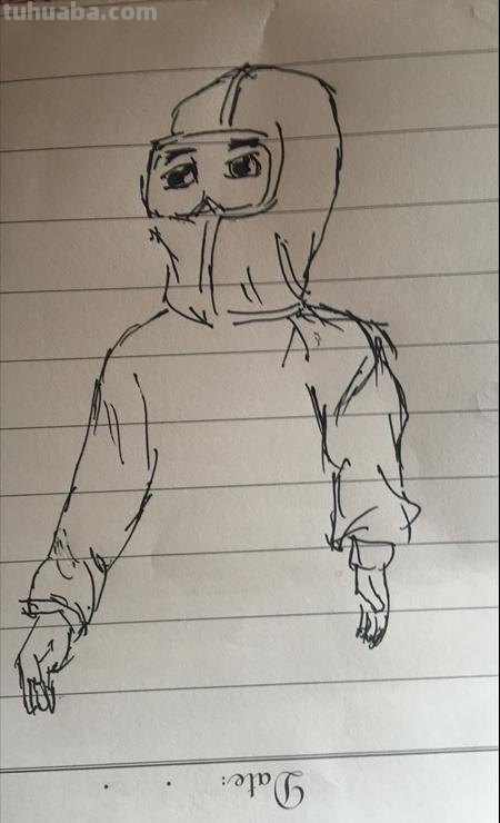钢笔速写疫情 怎么画穿防护服的医生的钢笔速写?