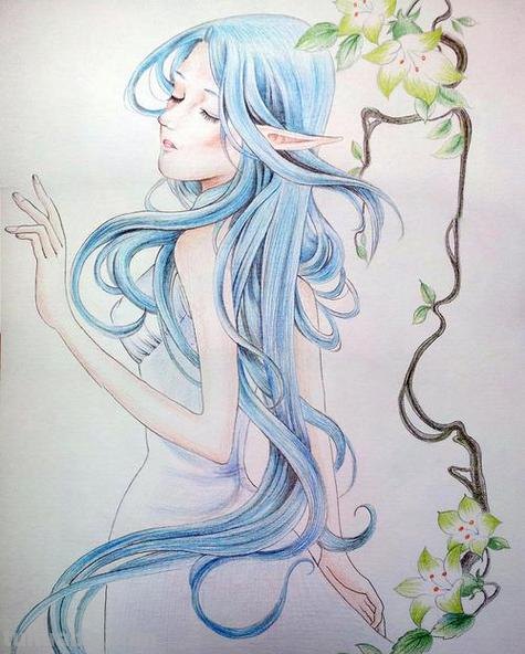 水溶性彩铅怎么画动漫 水溶性彩铅怎样作画?