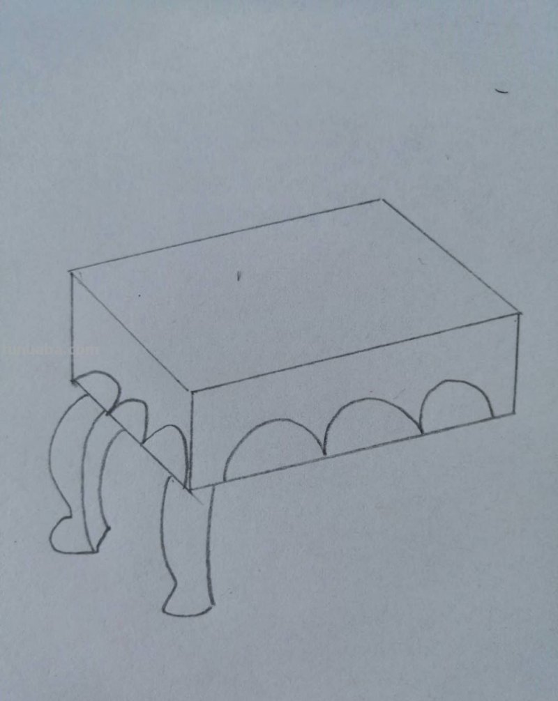 乒乓球台简笔画怎么画 画操场的简单图画？