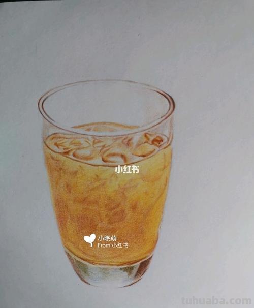 怎么用彩铅画果汁饮料 水果蔬菜彩铅画教程?