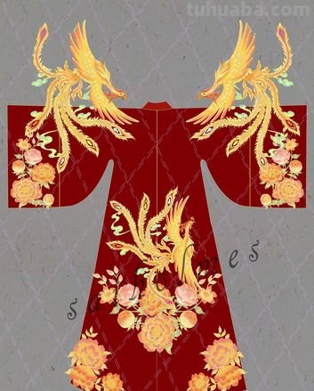 汉族婚服设计 汉族婚服设计图