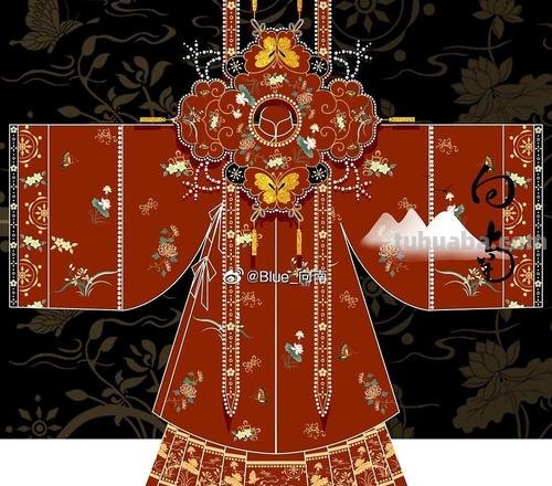 汉族婚服设计 汉族婚服设计图