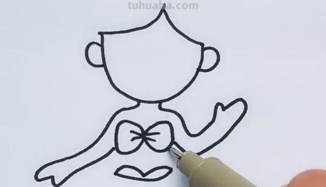 教怎么画美人鱼简笔画 美人鱼简笔画怎么画，美人鱼的画法？